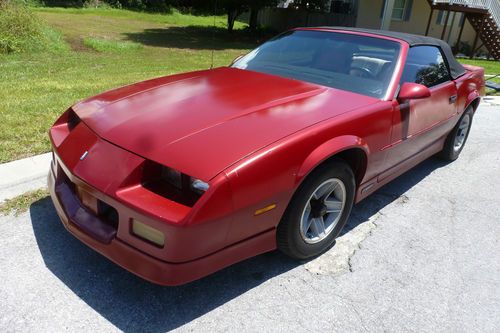 1990 chevrolet camaro rs convertible 2-door 5.0l