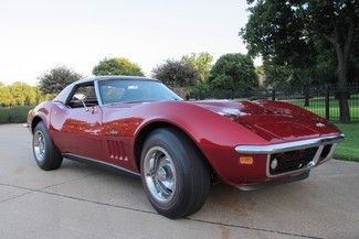 Corvette convertable, 350 v-8, 4 speed, big block hood, sharp looking ride