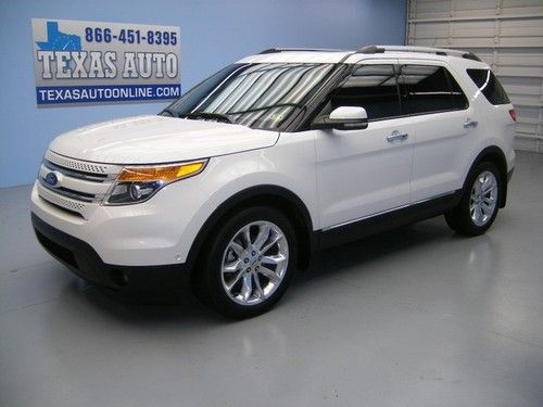 We finance!!!  2011 ford explorer limited pano roof nav tv's 3rd row texas auto!