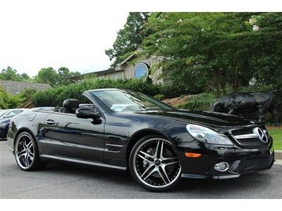 2009 mercedes benz sl550 p1,active vent.seats,keyless,20"whls,pano,pristine,wow!