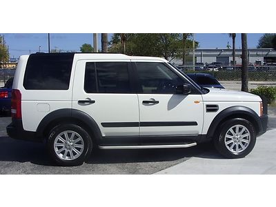 Land rover lr3 se*4x4* white*leather*navigation*double sunroof*heated seats*mint