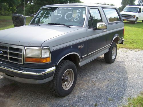 1992 ford bronco xl sport utility 2-door 5.0l