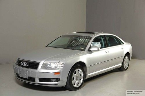 2004 audi a8l quattro nav sunroof xenons pdc wood leather bose awd heatseats !