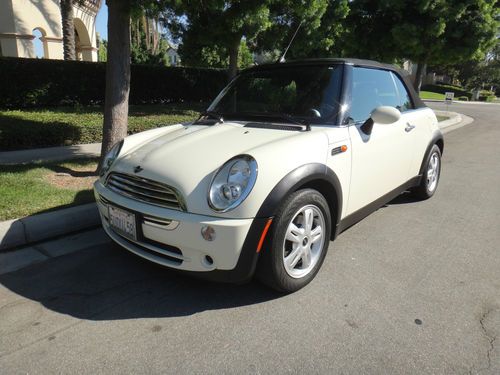 2006 mini cooper convertible 2-door 1.6l automatic