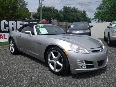 2008 saturn sky special edition 2.4l auto silver lthr