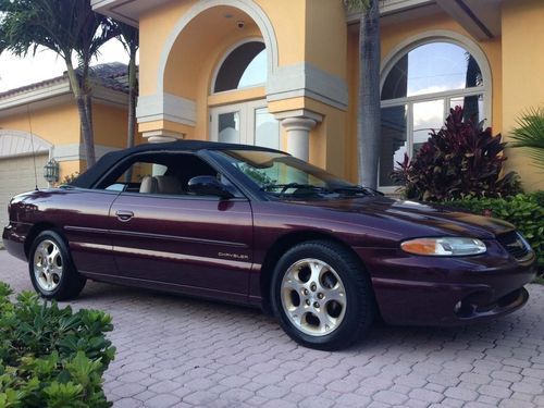 1999 chrysler sebring jxi convertible 2-door 2.5l