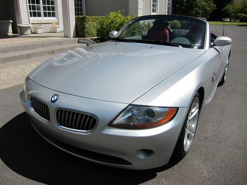 2003 BMW Z4 3.0i Convertible Dream Red Leather Sport Premium Package 95k Xenon, US $14,500.00, image 3