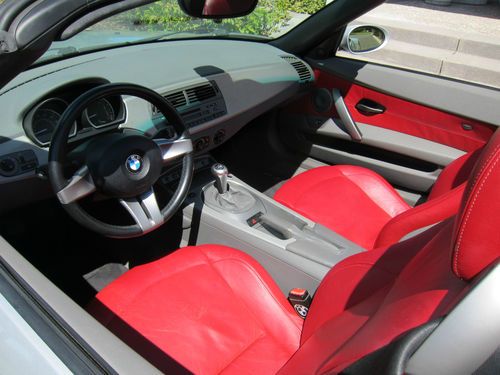 2003 BMW Z4 3.0i Convertible Dream Red Leather Sport Premium Package 95k Xenon, US $14,500.00, image 16