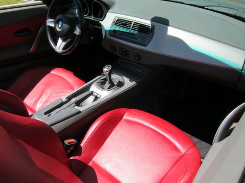 2003 BMW Z4 3.0i Convertible Dream Red Leather Sport Premium Package 95k Xenon, US $14,500.00, image 20