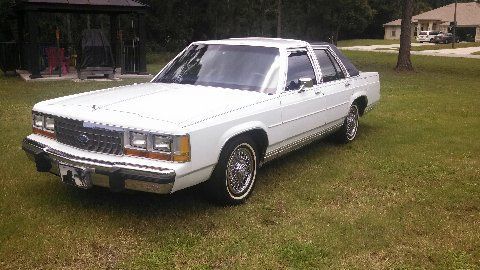 Sweet 1988 ford ltd crown victoria low miles continental kit custom