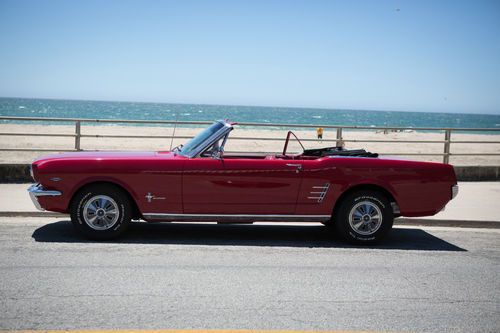 1966 ford mustang convertible with a 302 v8