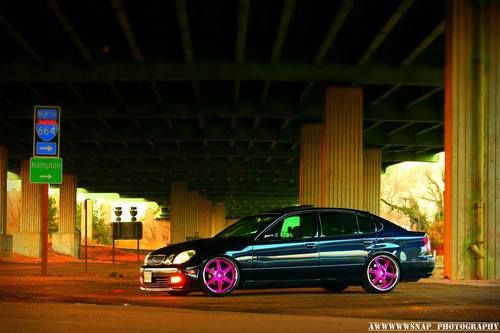 2001 lexus gs430 sedan 4-door 4.3l vip stanced jdm show car gps navi 20"
