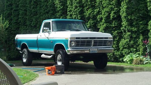 1975 ford f250 highboy 4x4. comes with original build sheet, california truckf26