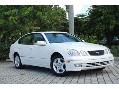 2000 lexus gs 300 sedan 3.0l v6 auto premium pkg sunroof 6-cd leather