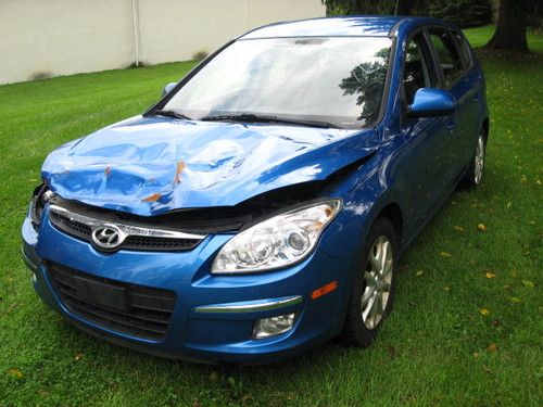 No reserve 2009 hyundai elantra touring wgn 4-dr 2.0l wrecked salvage repairable