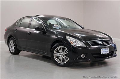 7-days *no reserve* '10 g37x prem pkg nav xenon bose warranty carfax 1-owner