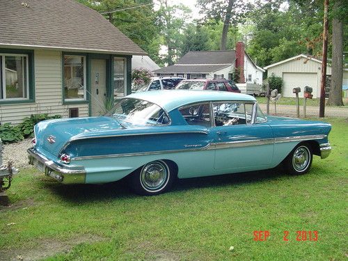 1958 chevrolet biscayne 2 door sedan, nice unmoslested 65,000 mile original car