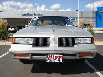 1987 olds cutlass supreme brougham low miles! oem wire wheel covers! 1-owner!