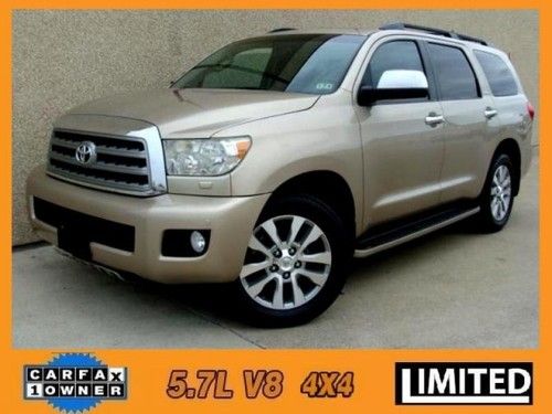 2008 toyota sequoia limited 4wd 5.7l v8 sunroof navigti