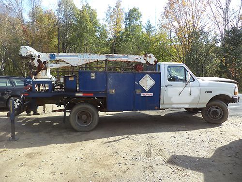 1996 ford super duty lp gas auto crane runs excellent drive home