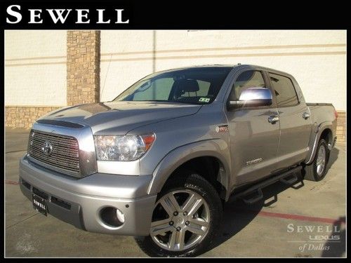2009 toyota 4wd crewmax limited navigation bluetooth backup cam heated seats