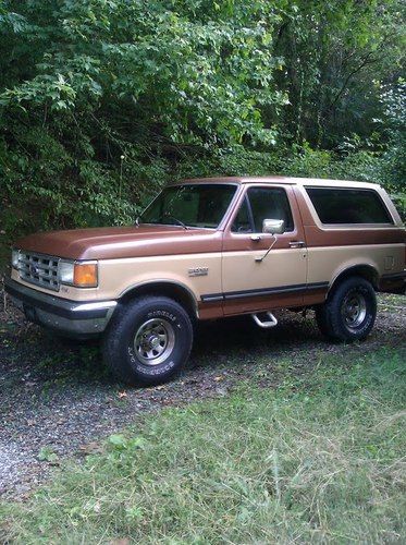 1988 ford bronco eddie bauer xlt 4x4 convertible top, very rare