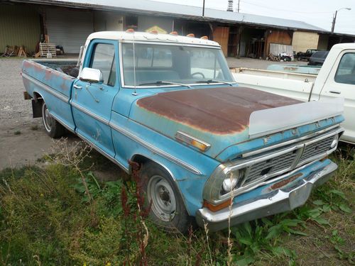 71 1971 ford 429 engine f100 truck 2wd runs drives patina rat rod motor