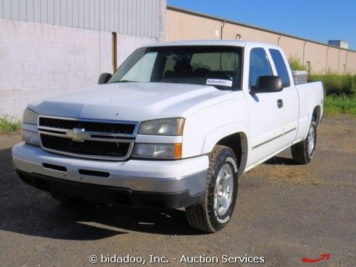 2006 chevrolet silverado 1500 4x4 pickup truck extended cab 5.3l v-8 a/t a/c