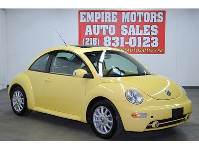 05 vo;lkswagen beetle 5 speed manual no reserve