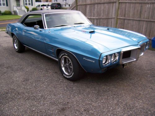 1969 pontiac firebird 400 -4 speed-ac-all original motor-sheet metal