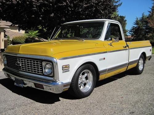 1972 cheyenne shortbed original paint- true time capsule- beautiful!