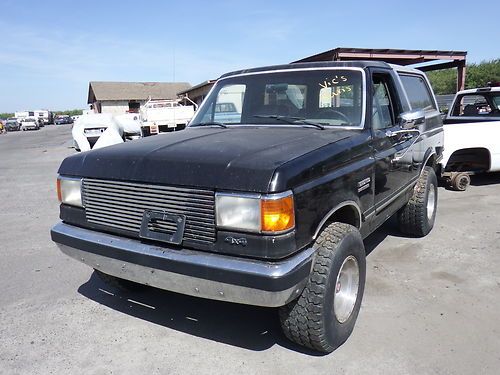 1989 ford bronco xlt  5.8 v8 project no reserve