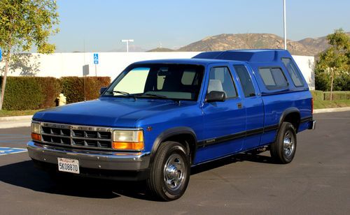 No reserve-1996 dodge dakota club cab slt-v6-stick-carfax certified-no reserve