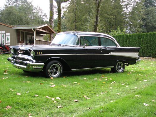 1957 Chevy Bel Air coupe, built 350, Muncie 4-speed, super nice turn-key hot rod, US $28,500.00, image 5
