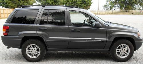 2004 jeep grand cherokee laredo sport utility 4-door 4.0l v6 charcoal gray nice!