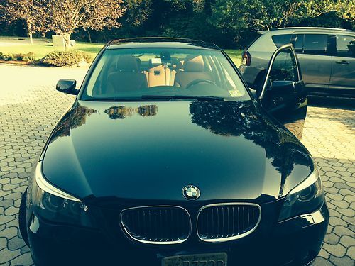 Bmw 2007 55 xi 4 door monaco blue exterior, leather interior