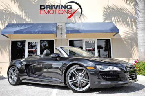 2012 audi r8 v10 spyder! b&amp;o! r-tronic! loaded! rare!!!