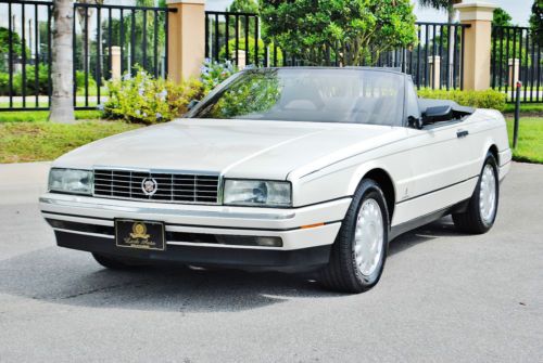 The right one 1992 cadilac allante convertible low miles and mint condition wow