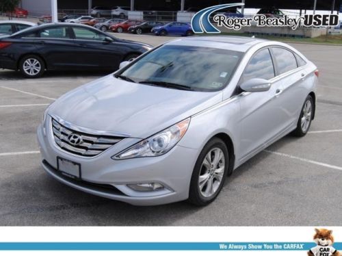 2011 Sonata Heated Seats Leather Sunroof Certified CPO Bluetooth AUX Input XM, image 1