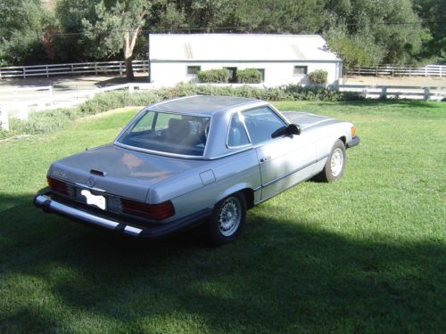 Low mileage 1981 mercedes benz 380 sl roadster