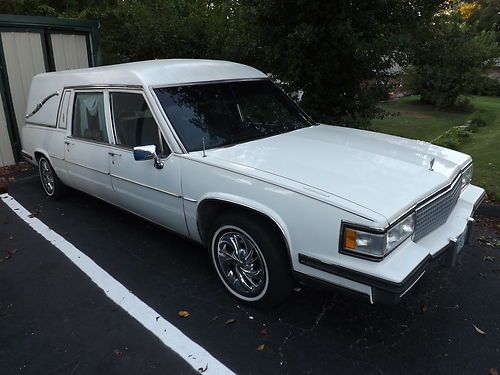 1987 cadillac hearse deville