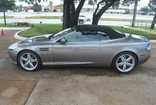 07 aston martin db9 volante&#039; one owner tungsten silver manual trans