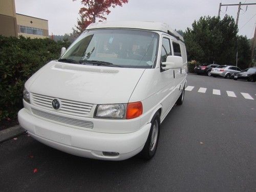 2003 volkswagen eurovan mv - poptop camper - full camper with kitchen automatic