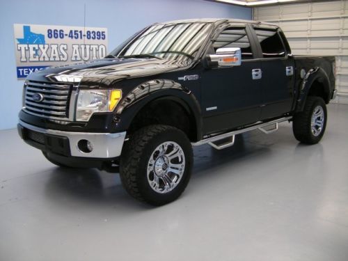 We finance!!!  2012 ford f-150 xlt 4x4 ecoboost lifted tow 33k texas auto