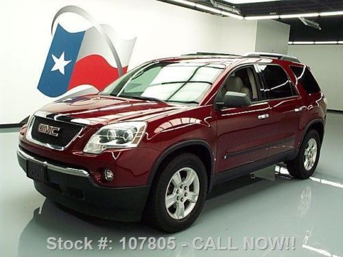 2009 gmc acadia 8-passenger leather third row only 68k texas direct auto