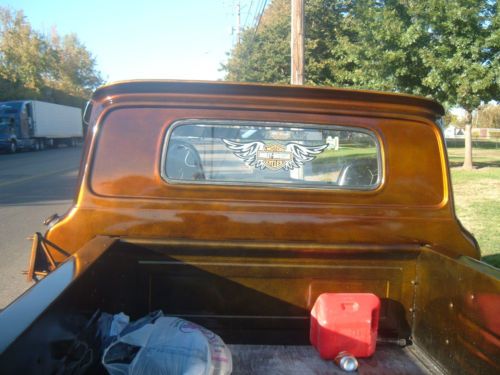 1963 chevrolet short bed step side with custom air brushed flames paint job, image 23