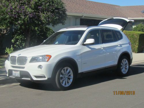 Beautiful,  one-owner, 2012 bmw x3xdrive 28i sport utility awd