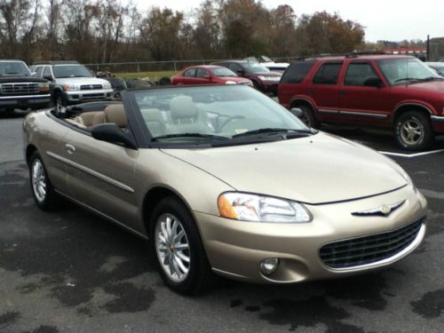 2002 chrysler sebring lxi convertible low miles like brand new