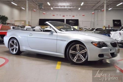 2007 bmw 6 series m6 convertible, florida car, navi, head up, sat, xenon,19-inch