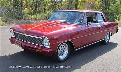 66 nova pro built 383, automatic low miles 2 dr red